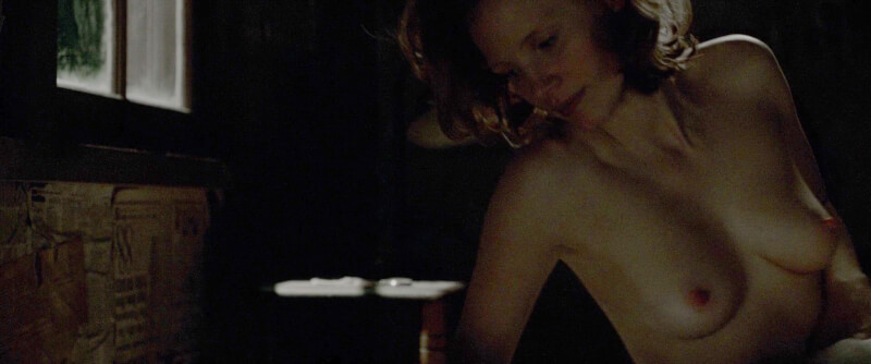 Jessica Chastain nude – Lawless (2012)