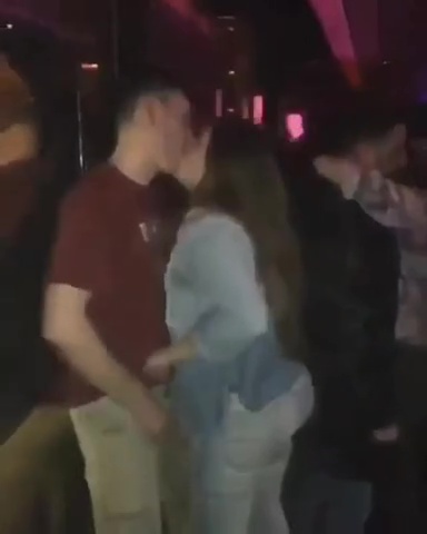 Drunk girl sucks dick in a club at the bar