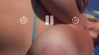 ashskyyxo plays with her huge tits Nude Video